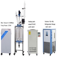 1 liters 200 liters whole set of jacket glass decarboxylation reactor